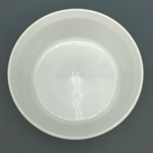 Corningware White Ribbed 2.5 Quart Casserole Baking Dish Corning Serving Bowl - Picture 3 of 5